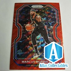2020-21 Panini Prizm Marcus Morris Sr Red Ruby Wave SP #199 Clippers